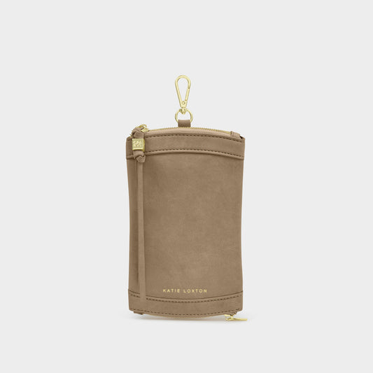 DUO SUNGLASSES CASE | Taupe Suedette | 7 7/8" x 4 7/16"