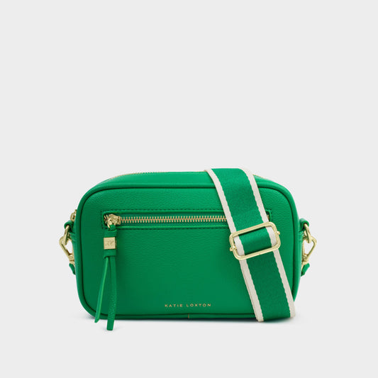 LOTTIE CROSSBODY BAG | Bright Green | 5 1/2" x 8 1/2" x 2 3/4"
