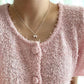 Dainty Bow Tie Bowknot Charm Necklace in 925 Sterling Silver. Available sizes: 16", 18", and 20".