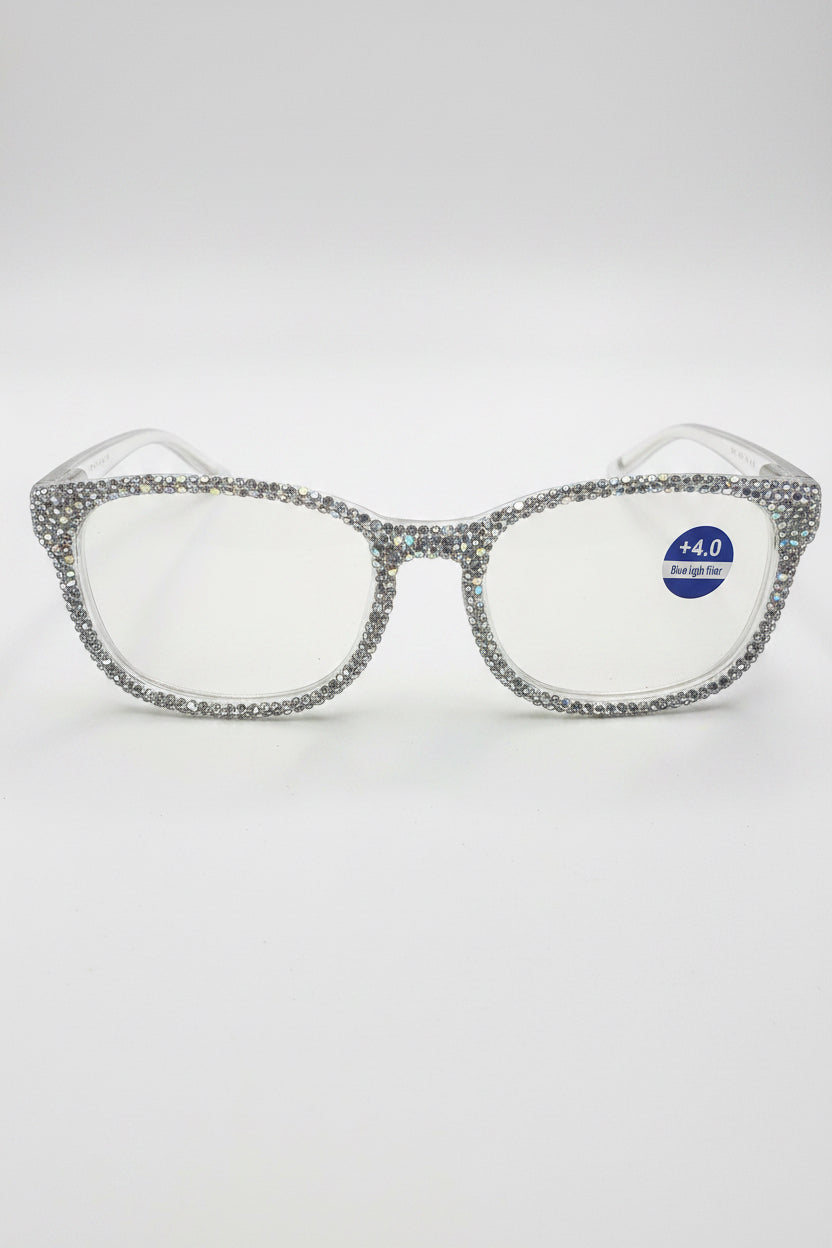 Glitter Framed Power Eyeglasses