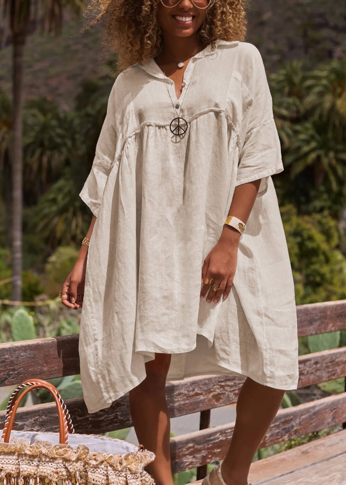 Polo Collared Resort Dress