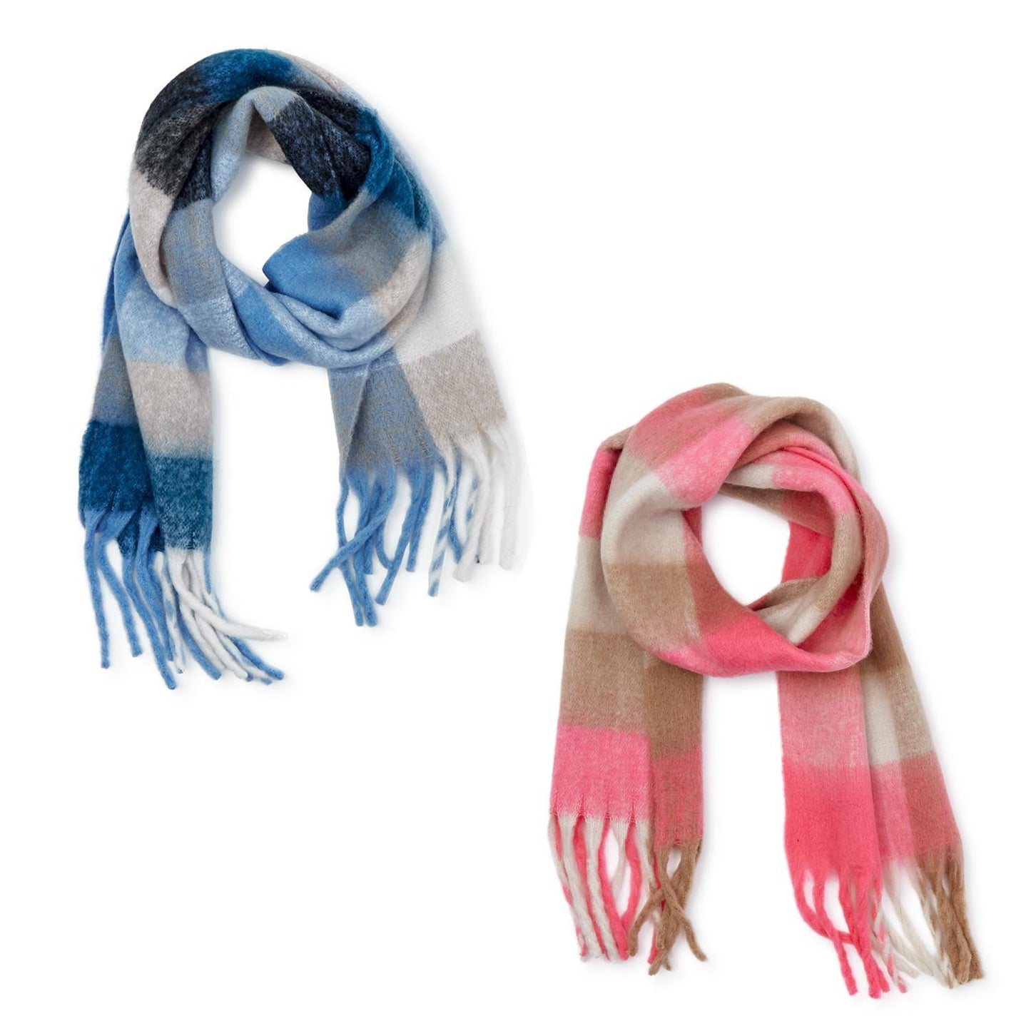 Ultra Soft Brushed Plaid Scarves