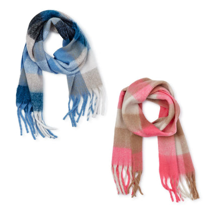 Ultra Soft Brushed Plaid Scarves