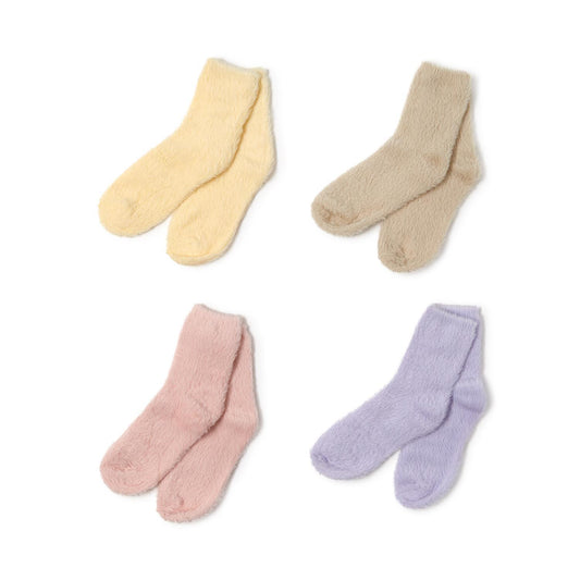 Warm and Fuzzy Mohair-Like Socks