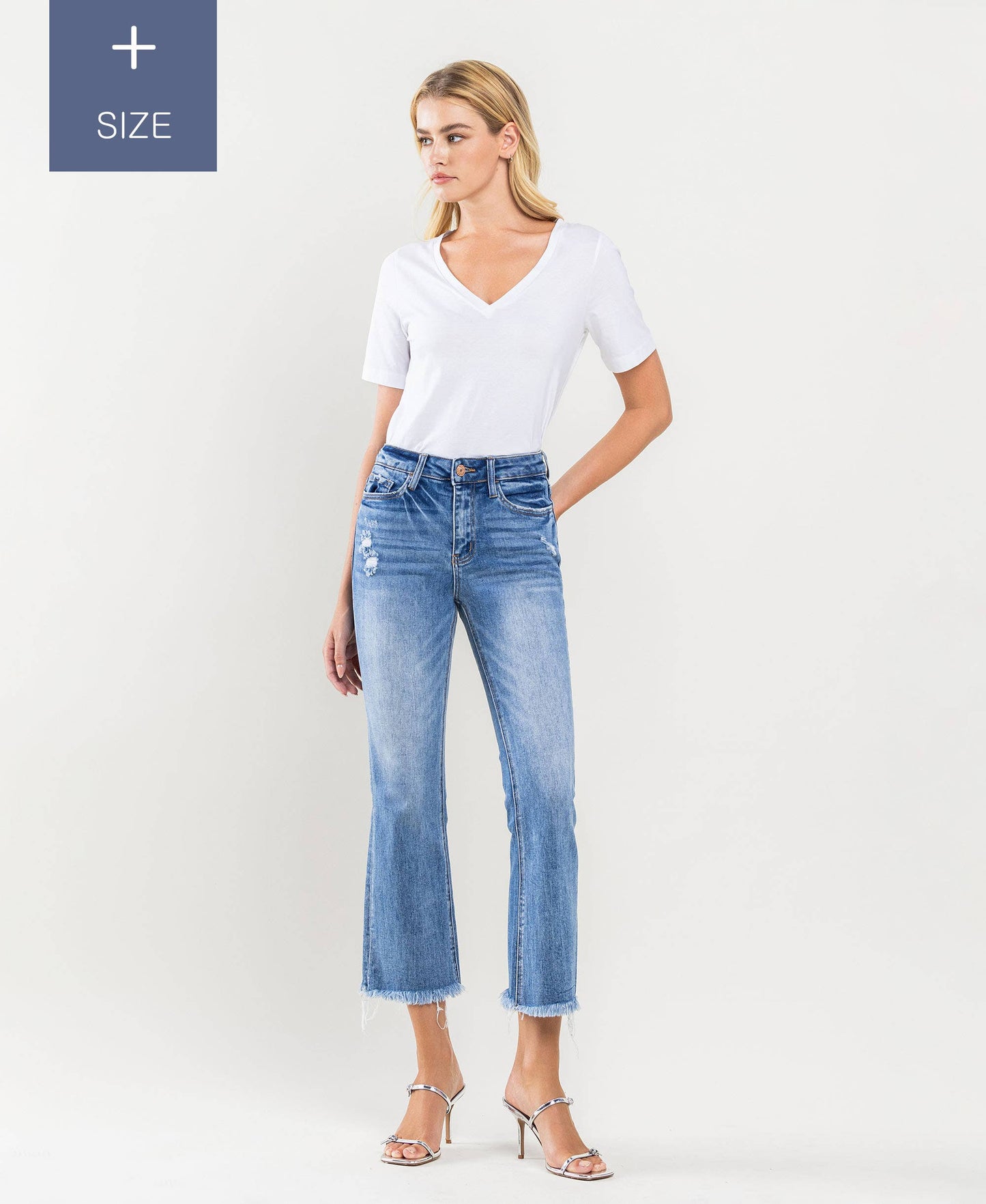 Amber High Rise Kick Flare Jeans