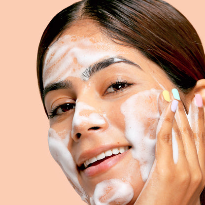 Daily Glow Brightening Foaming Facial Cleanser, available in 6.76 fl oz.