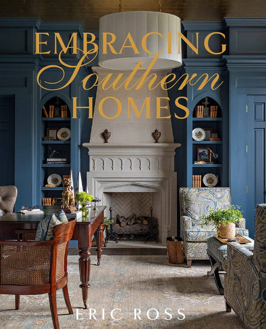 Book cover for Embracing Southern Homes. Available in hardcover and paperback, sizes 6"x9" and 8.5"x11".