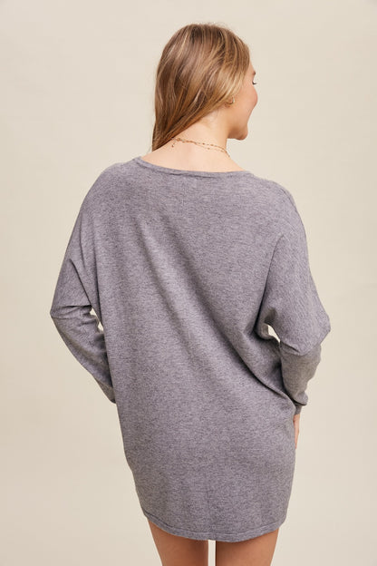 Two Pocket Oversized Sweater
