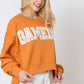 Gameday Crystal Stone Detail Sweatshirt, available in sizes S-XL. Features crystal details for added sparkle.