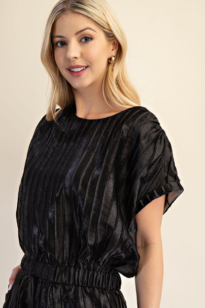 Pitch Flowy Cropped Blouse