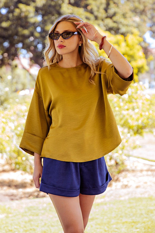 Wide Sleeve Blouse