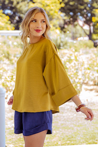 Wide Sleeve Blouse