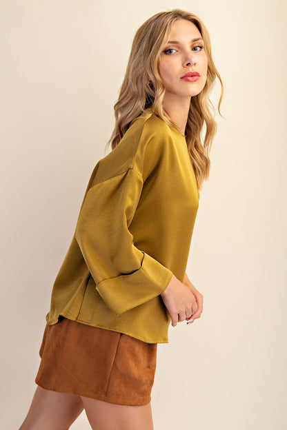 Wide Sleeve Blouse