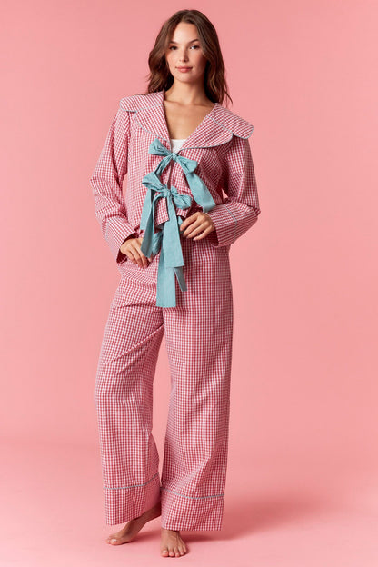 Merry Berry Gingham Plaid Set