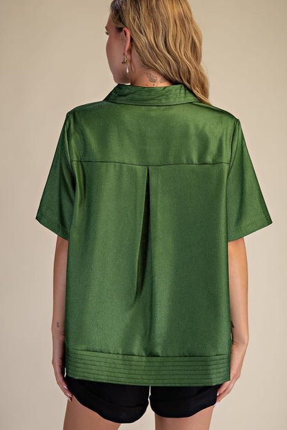 Olivia Green Blouse