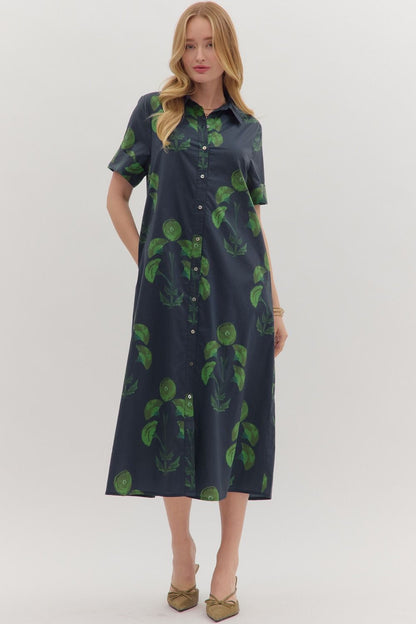 Greenly Midi Dress