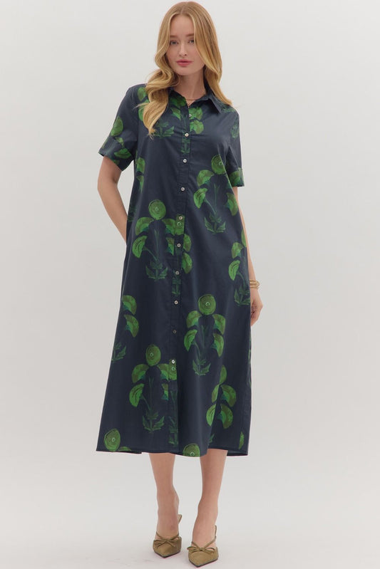 Greenly Midi Dress