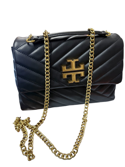 Quilted Chain Link Flap Crossbody Shoulder Bag