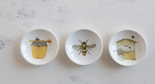 Dish with Bees and Honey, 3 Styles