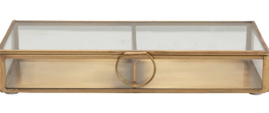 Brass and Glass Display Box