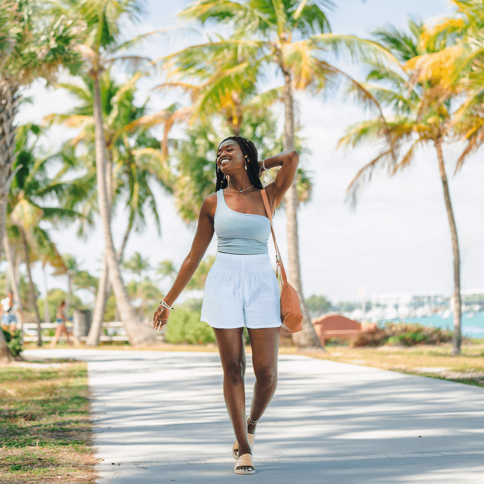 White Cotton Shorts, available in S/M, with a comfortable fit and casual style.