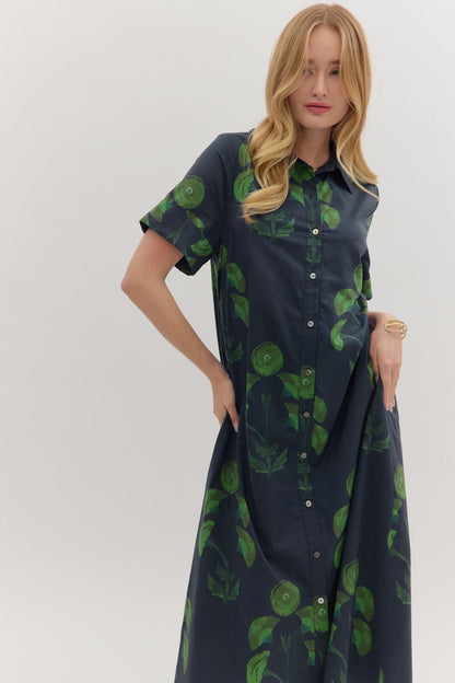 Greenly Midi Dress
