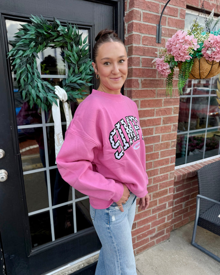 Simply Polka Dot Crew Neck, available in sizes XS–XL.