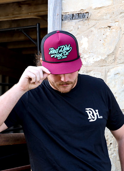 Off the Vine Burgundy | Red Dirt Hat Company