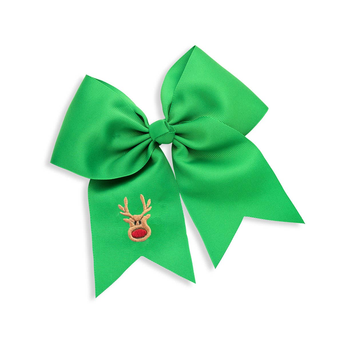 Rudolph Green Kids' Hair Bow
