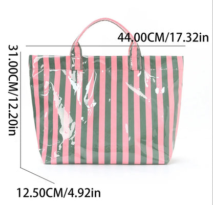 Striped Tote Bags
