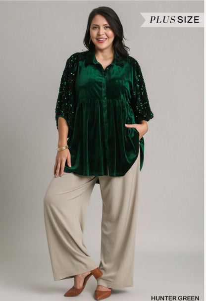 Holly Velvet Sequin Tunic
