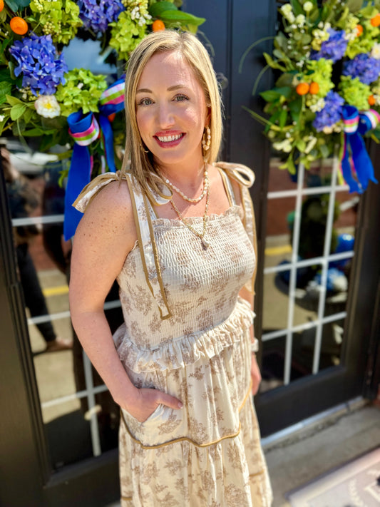 Honey Meadow Floral Tiered Sundress