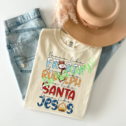 Cream "Dance like Frosty" Graphic Tee