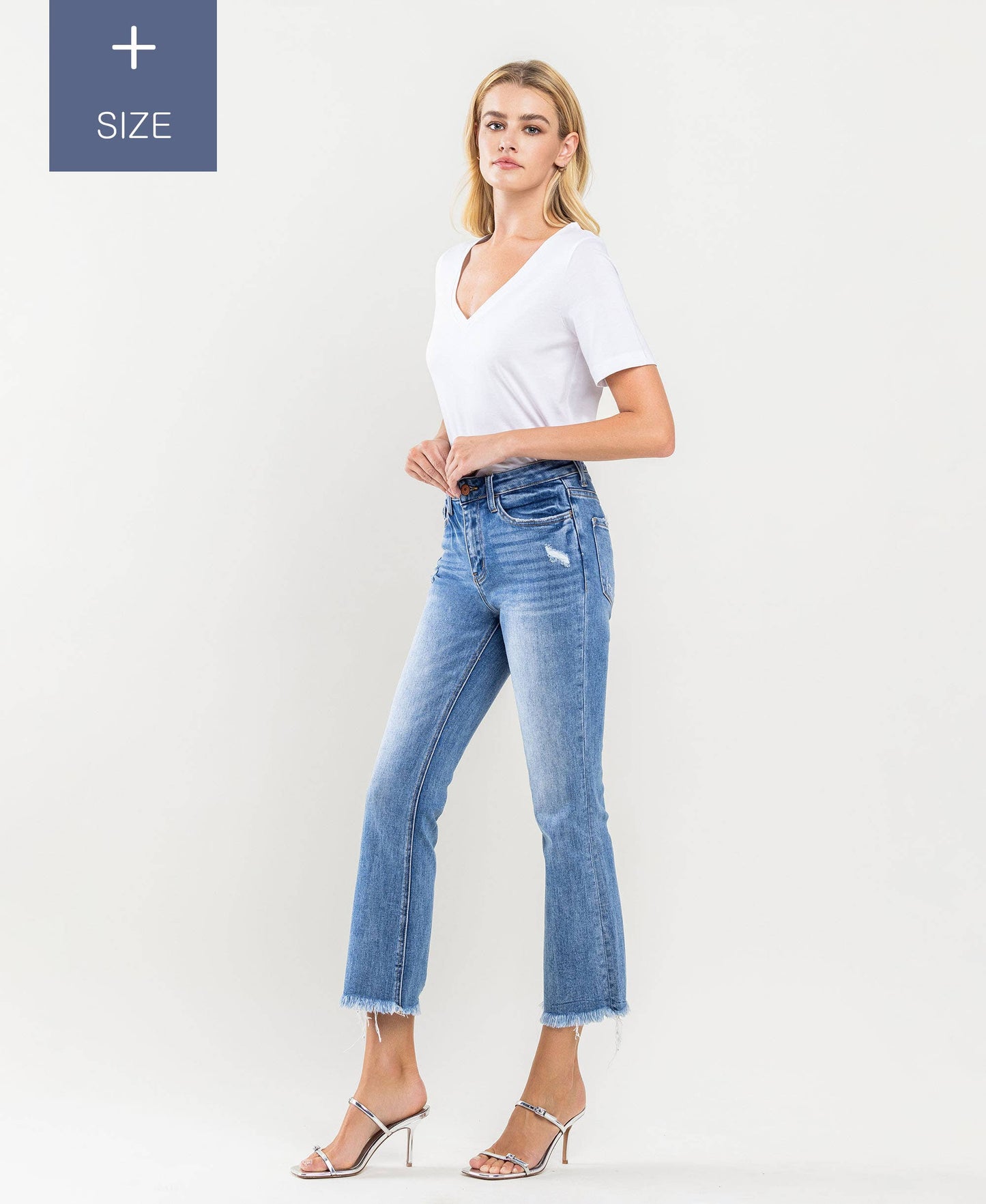 Amber High Rise Kick Flare Jeans