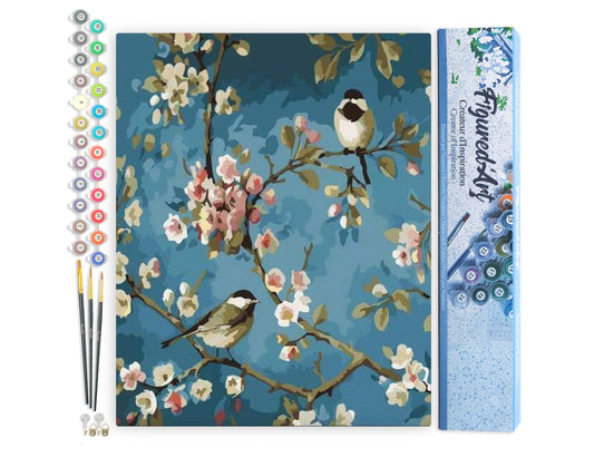 Flowers and Birds | Paint by Numbers | 16"x20"