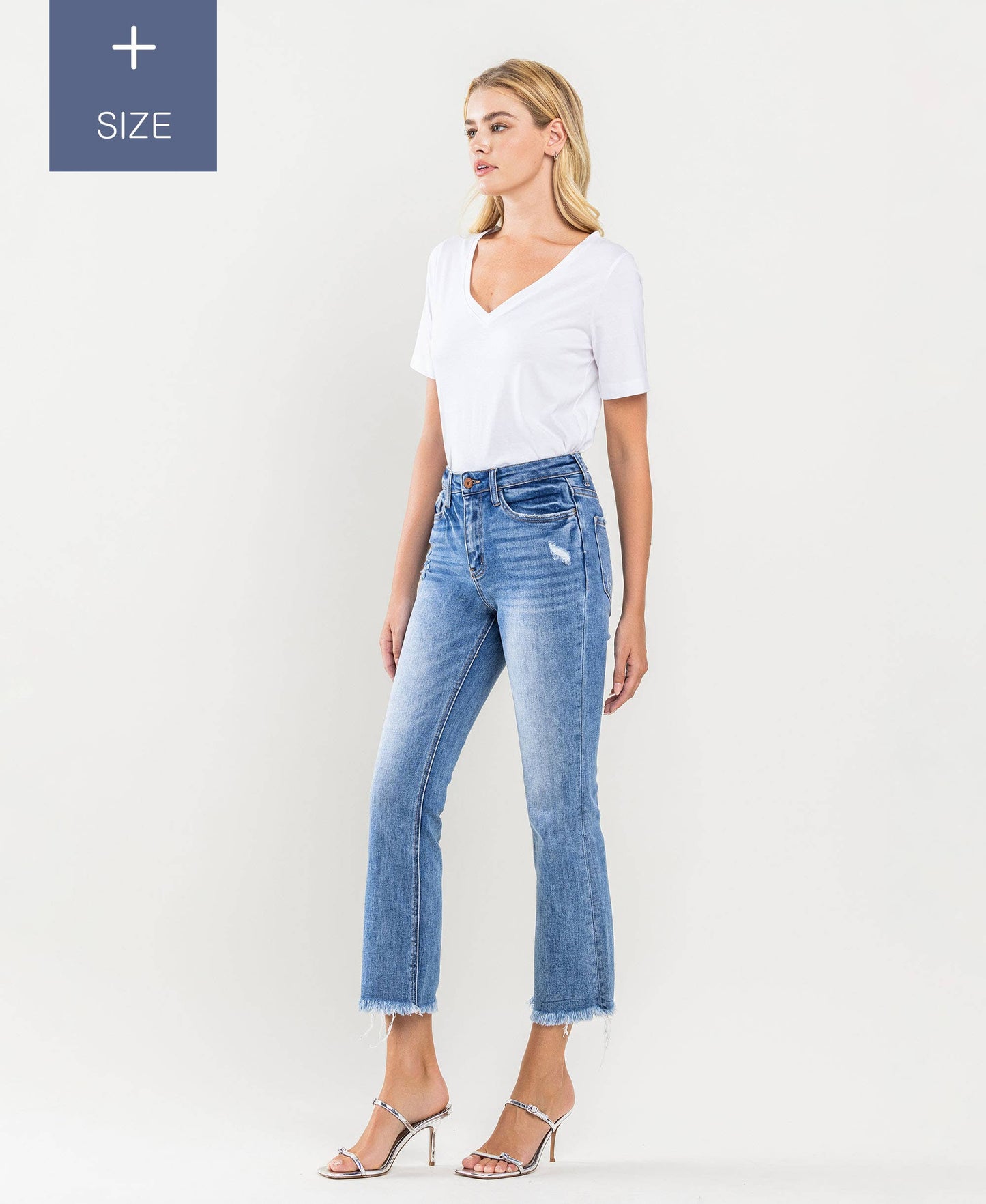 Amber High Rise Kick Flare Jeans