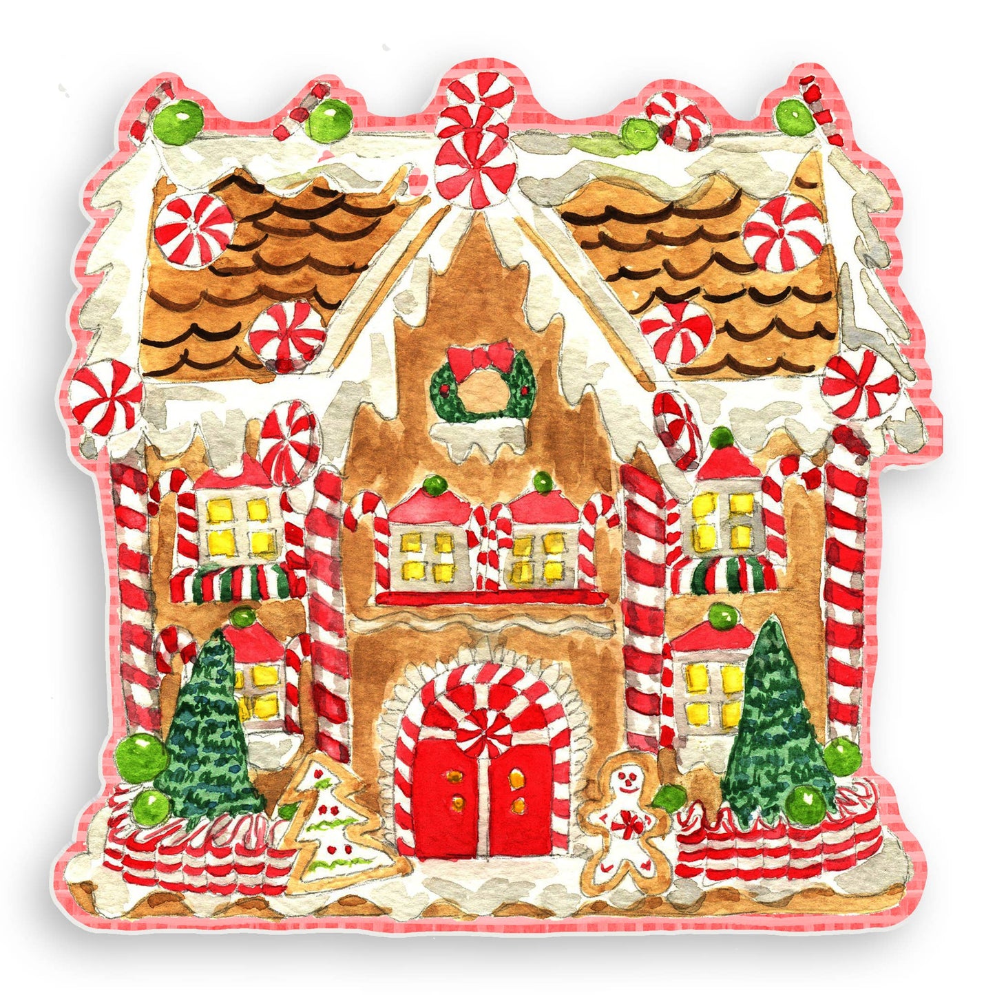 Gingerbread House Vinyl Placemat