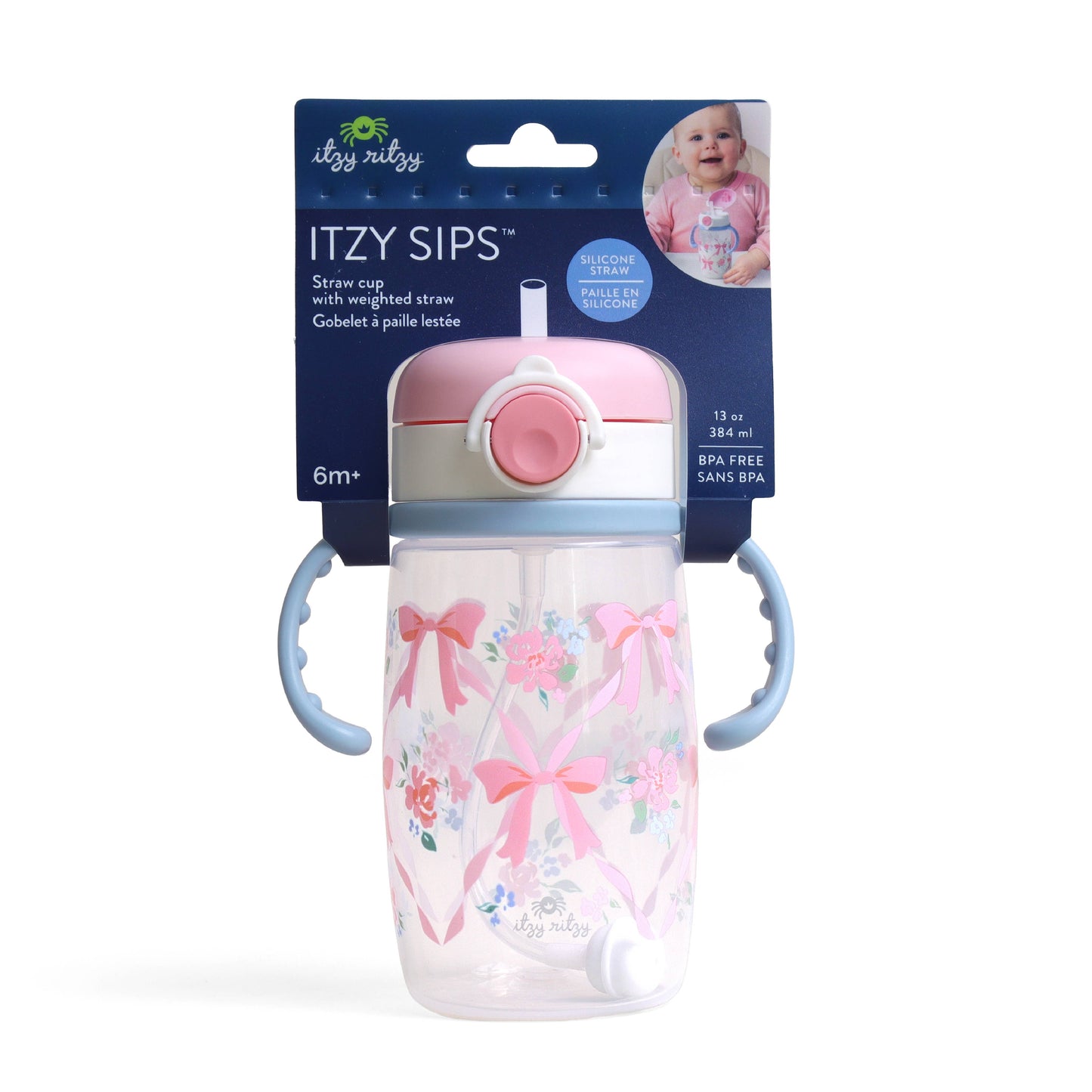 Itzy Sips™ Straw Cup With Snap-Close Lid