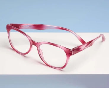 The Peepers - Virginia eyeglasses with soft square frames and faceted temples. Available in sizes S, M, and L.