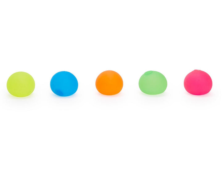 Blob Squishy Balls are available in a vibrant assortment of five colors: lime green, sky blue, orange, mint green, and hot pink. These balls are incredibly squishy and enjoyable to play with. Available in one standard size suitable for all ages.