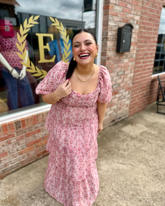 Jacqueline Chiffon Tiered Maxi Dress