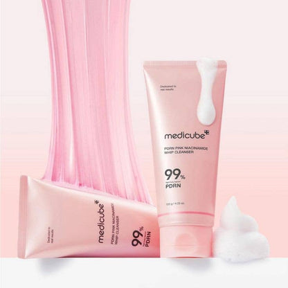 MEDICUBE PDRN Pink Niacinamide Whip Cleanser