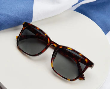 Peepers Mateo Bifocal Sunglasses with tortoise frames, dark lenses, UV400 protection. Available in multiple sizes.