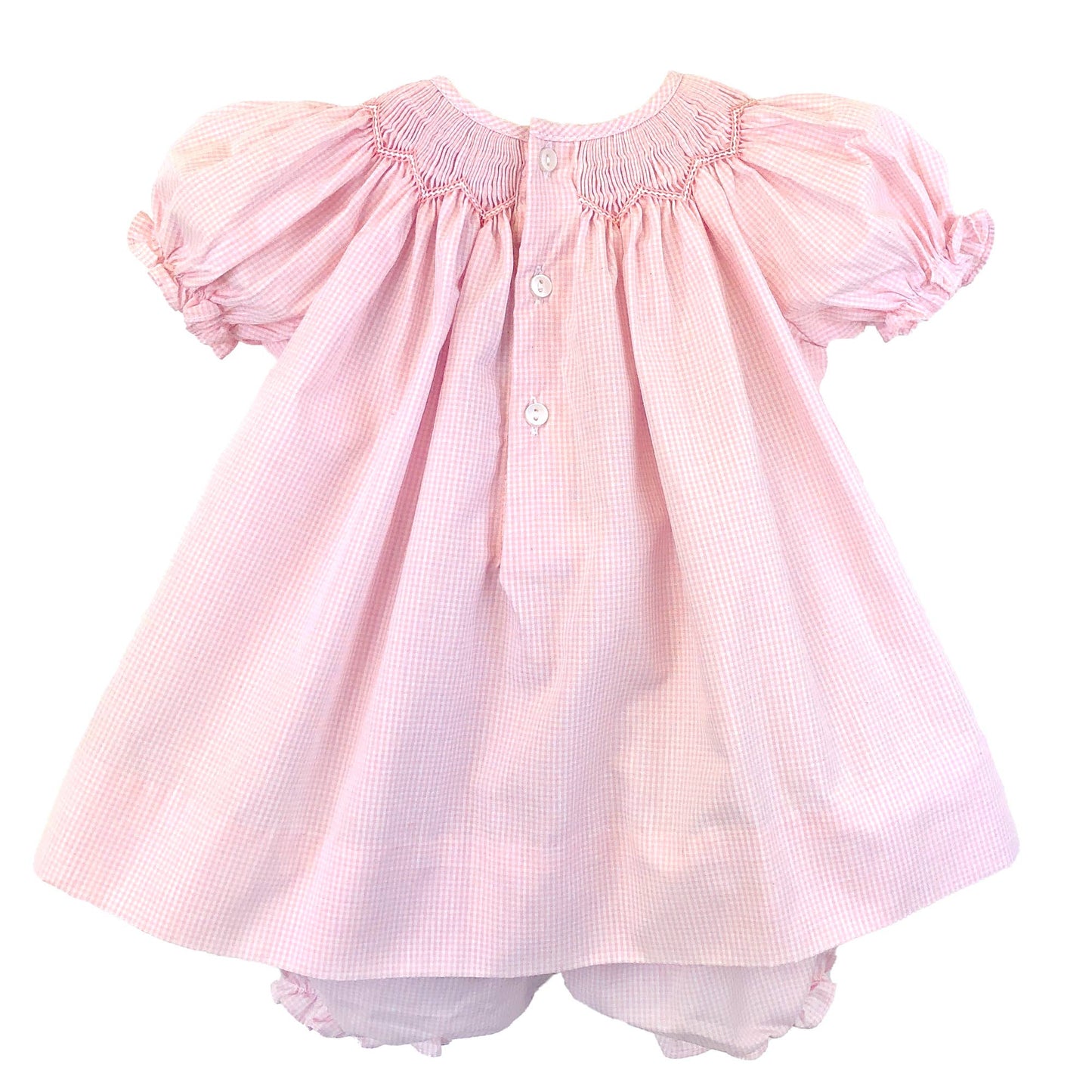 Bishop Zig-Zag Smocked Dress: 9 Month