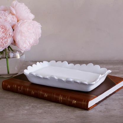 A VIDA Colette Guest Towel Holder (White), available in multiple sizes, shown simply and clearly.