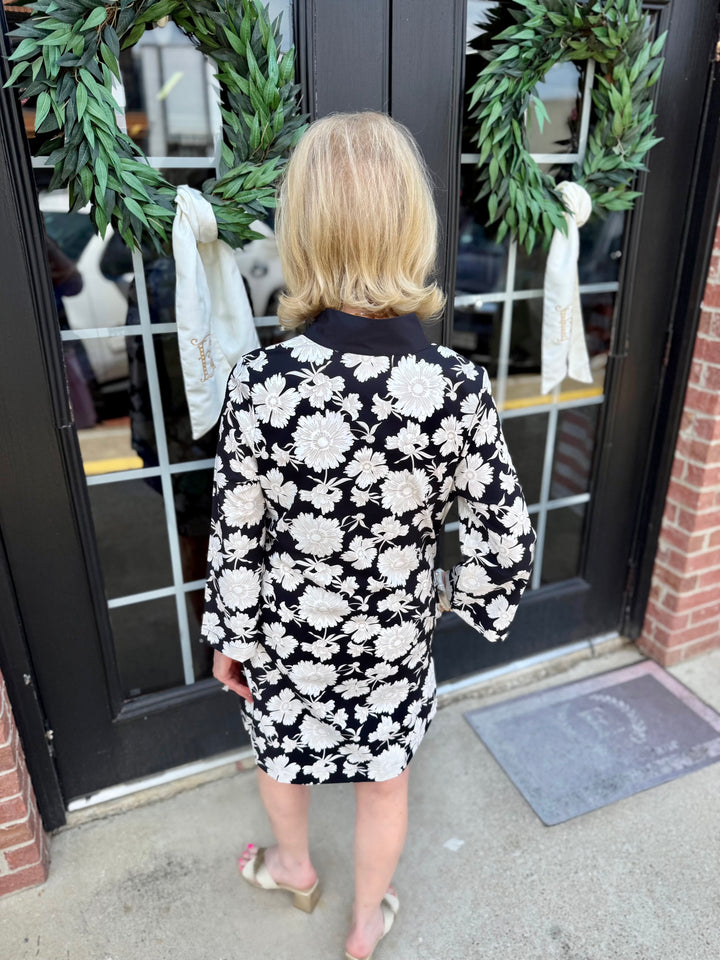 Brenda Garden District Black Dress; available in sizes XS–XL.