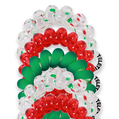 Spiral Hair Coils | Tiny | Seasons Greetings Hair Ties
