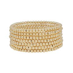 Mya Gold Stretch Bracelets