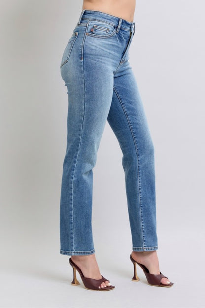 Judy Blue Jeans Vintage Wash Thermal Straight