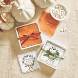 Ceramic Napkin Tray with Holiday  Napkins
